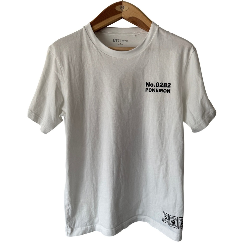 Uniqlo UT Pokemon Gardevoir Graphic T-Shirt White Mens Medium No. 0282